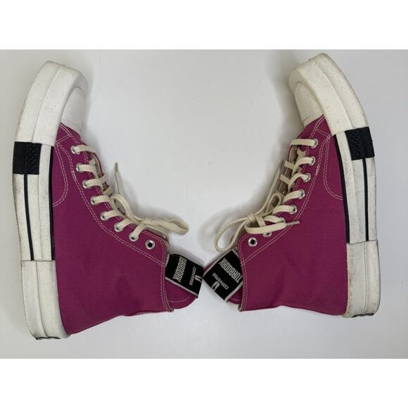 Rick Owens x Converse DRKSHDW TURBODRK Hi Top Pink A05685C Unisex Men 8 Wm 10 - Picture 8 of 12